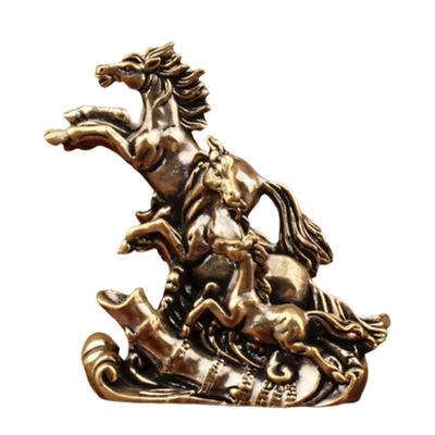 Galloping Horses Statue Figure Symbolizing Success And Strength Gift For Housewarming Opening Ceremonies Home Decoration