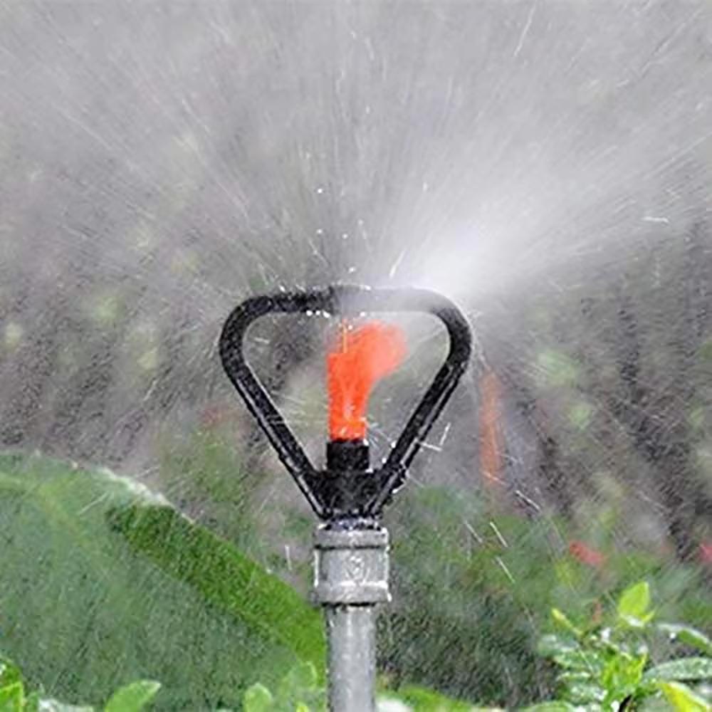 1/2" Medium Distance Rotating Impact Nozzle Agricultural Garden Lawn Irrigation Spray Ideal for Planting And Greening