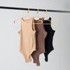 High-Neck Sleeveless Bodysuit - V-Crotch, High-Elastic, Breathable Sportswear for Women