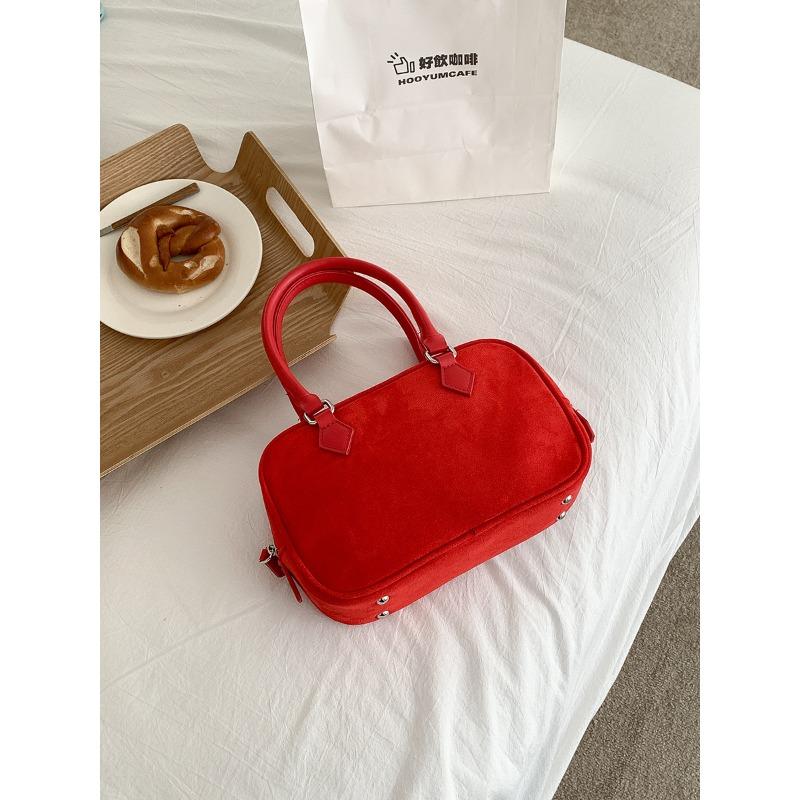 

Autumn and winter suede bag retro trend shoulder messenger bag versatile small handbag women