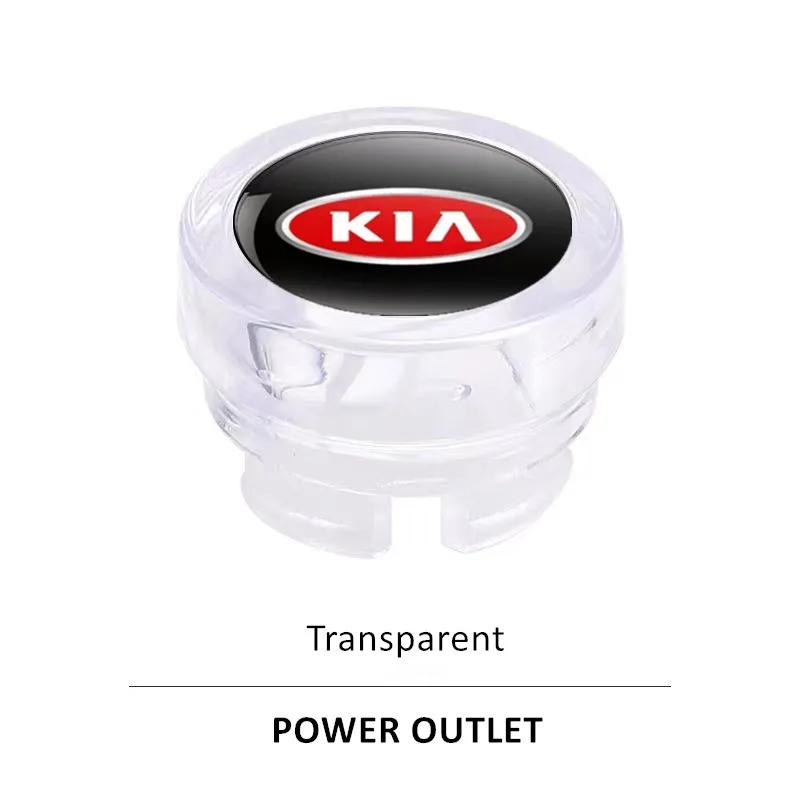 RYQB9 Car Cigarette Lighter Dust Cover Dustproof Cap Plug for Kia Ceed Picanto Rio Sportage Cerato Soul Accesspries
