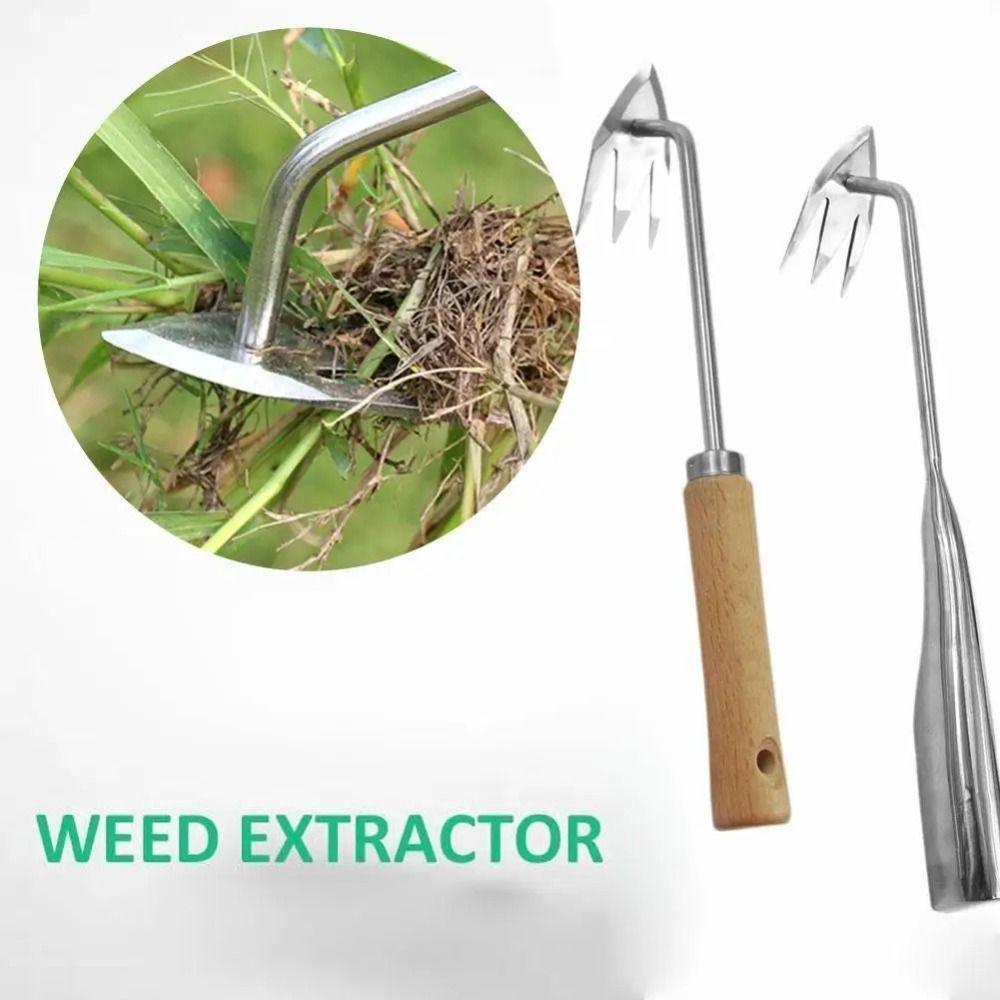 

Крючок для прополки сада из нержавеющей стали, легкий ручной инструмент для прополки травы, инструменты для посадки сорняков