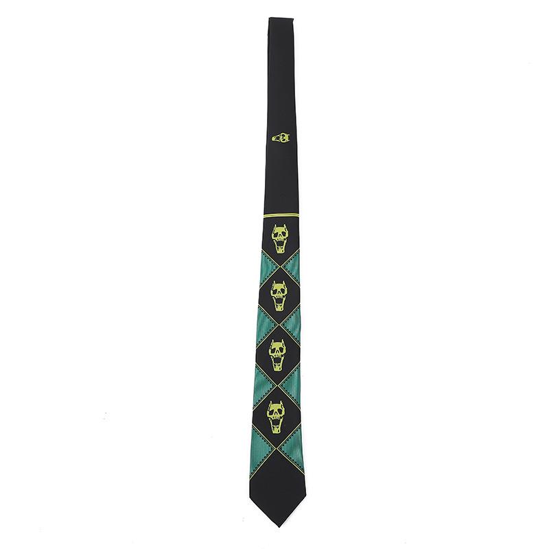 JOJO X Naruto Fox Akatsuki Red Cloud Tie: Anime-Inspired Jujutsu Kaisen Design