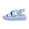 Slip-On Solid Comfortable Beach Sandals Women Sandals 120046-LTBL