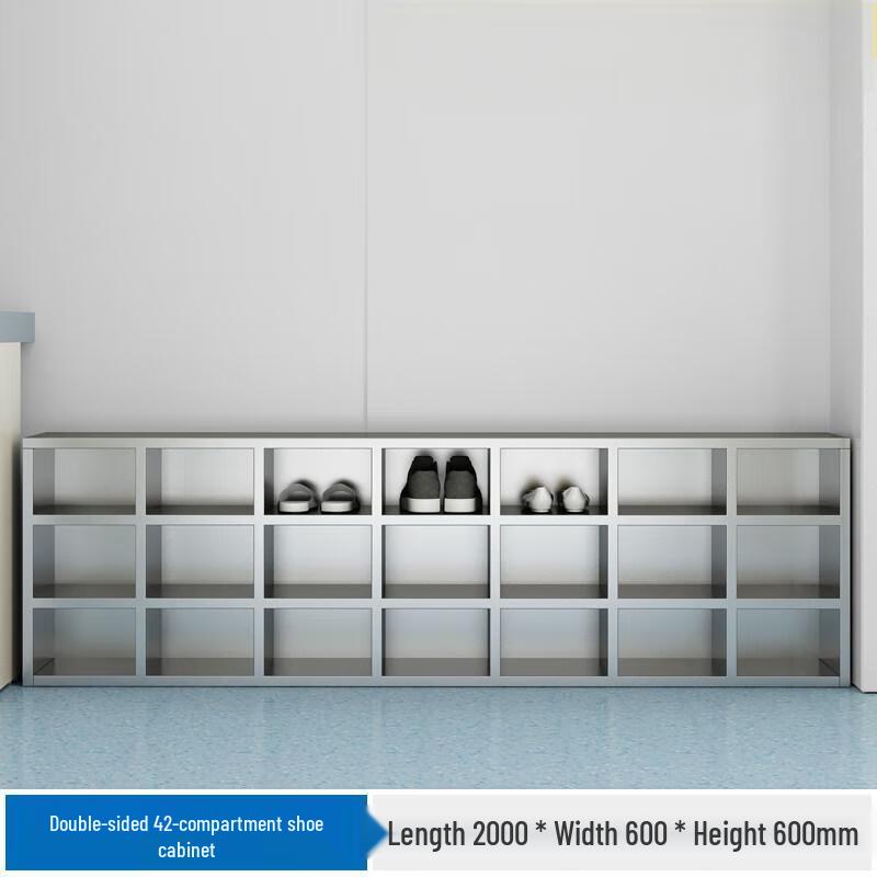 WEZHO Stainless Steel Employee Shoe Bench