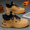 Winter velvet Martin boots men's shoes retro tooling shoes trendy versatile board shoes thickened warm short boots cotton shoes