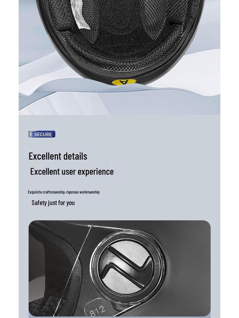 Electric Motorcycle Helmet with Detachable Neck Warmer - Windproof, Winter Warm, Full Face for Men and Women