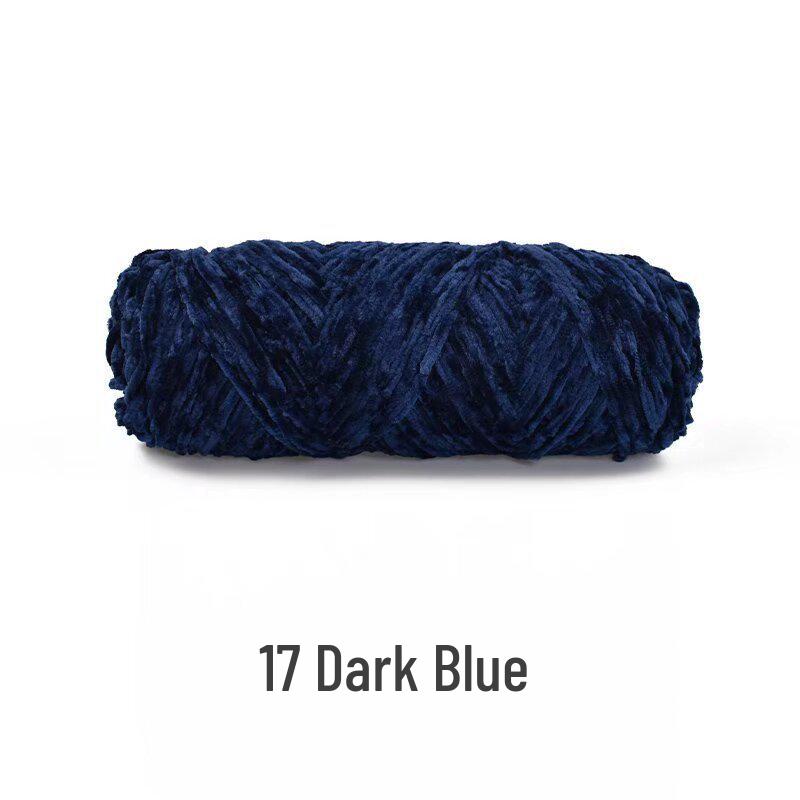 Handmade Chenille Yarn Ball: Velvet Thick Crochet and Knitting Material