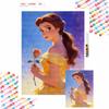 Belle Rose Princess Diamond Painting Art Mosaic Kit Handmade diy5D Home Decor Gift