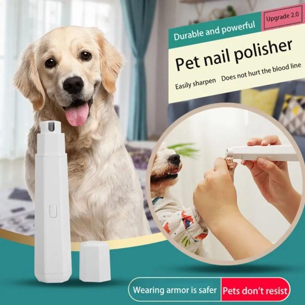 Painless Pet Nail Trimmer Portable Dog Toe Nail File Electric Pet Nail Grinder  Pet Grooming