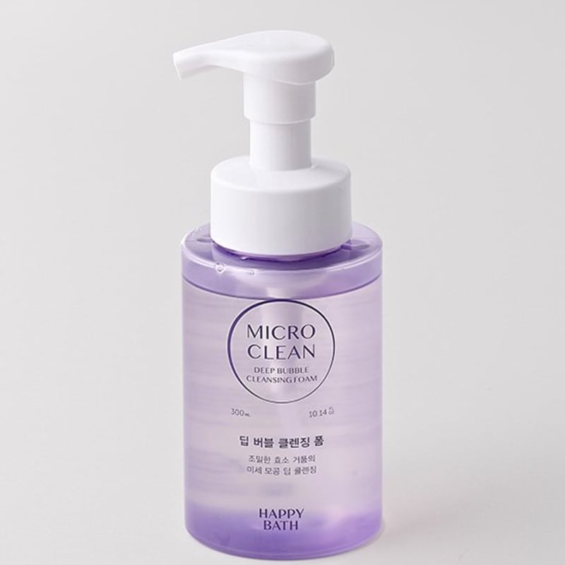 HAPPY BATH Micro Clean Deep Bubble Cleansing Foam 300ml