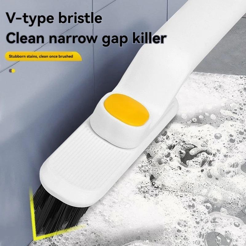 Multifunctional Rotating Bathroom Gap Brush Bathroom Corner Hard Brush Floor Brush Floor Seam Brush Sink Cleaning Brush