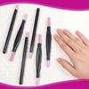 Dual-Ended Nail File Reusable Nail Pusher Pen Portable Quartz Scrub Stick  Nail Care Tool