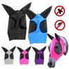 Horse Face Mask Anti Fly Stretchy Knitted Mesh Mask Breathable Anti Mosquito Mask Ear Protection Fly Mask Bonnet Net Anti-Worms