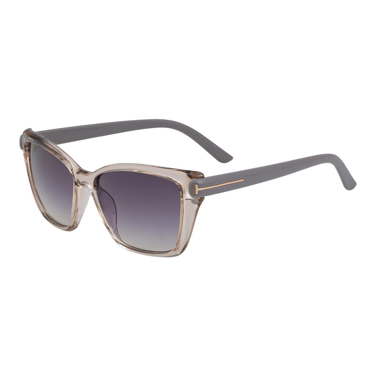 

JYL TS Women s Cat-Eye - Round-Face Outdoor Street Sun-Protective FY-99260 c-3672 кварц