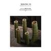 Zen Bamboo Joint Wall Hanging Vase: Ceramic Flower Holder for a Simple, Creative Arrangement.