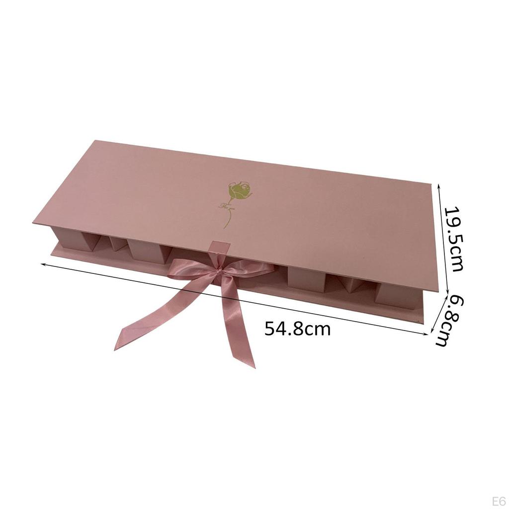 Empty Mom Flower Gift Box - Letter Shaped Floral Arrangement Box For Mother's Day Gifts