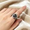 Women Men Mini Italian Heart Finger Watch Ring Roman Numeral Quartz Analog Watch Fashion Jewelry Clock for Couple Gifts