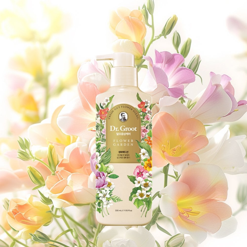 Dr.Groot Bio-Edition Haarausfallpflege Shampoo (Blumengartenduft), 330ml