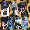 C-Chainsaw Man Reze Phone Case For iPhone 17,16,15,14,13,12,11,Pro,XS,Max,XR,Plus,E,SE4,Mini Black Soft Cover