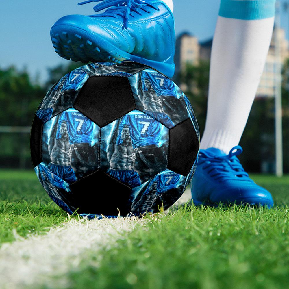 Pallone da Calcio Resistente da Allenamento Esterno Stampato Taglia 5