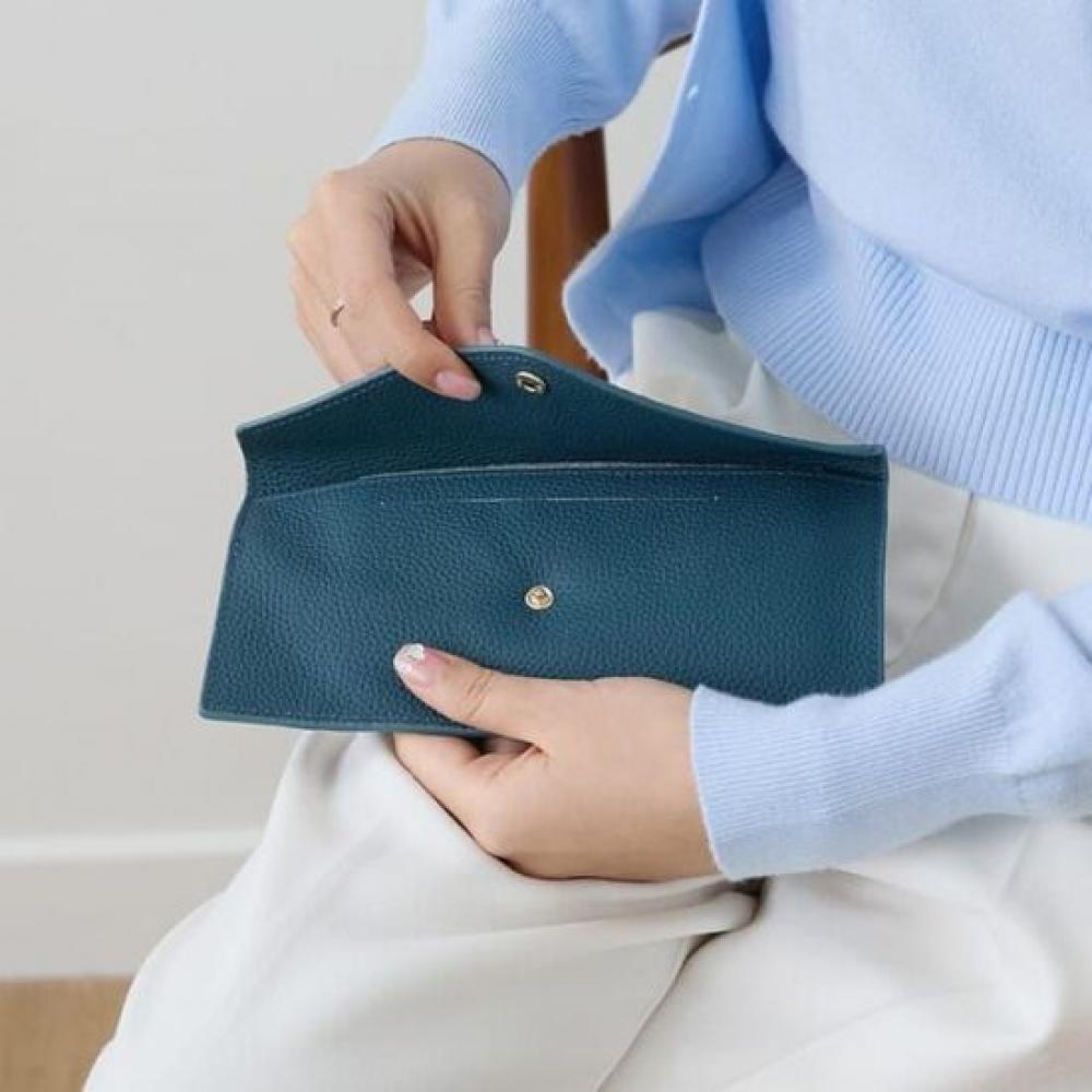Jisyu Cowhide Long Wallet