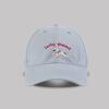 Embroidery puppy baseball cap women's spring new versatile sunshade big head circumference showing face small peaked cap male trend