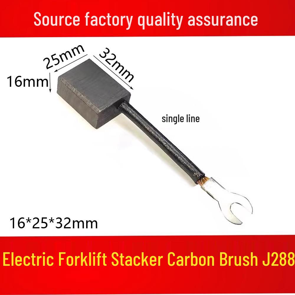 Forklift DC Motor Carbon Brush for Steering Electric Vehicle - Sizes: 6X16, 8X20, 10X20, 12.5
