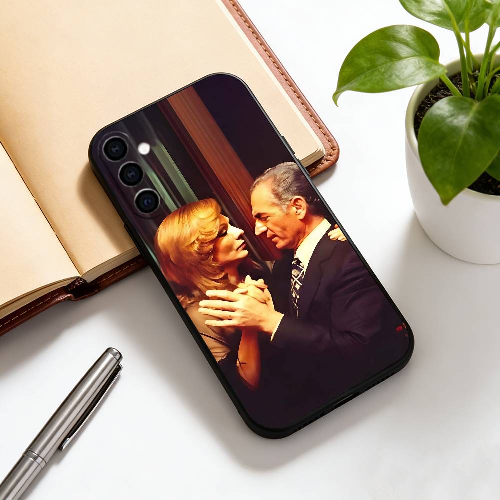 Mohammad Reza Pahlavi Phone Case For Samsung Galaxy A73,A72,A71,A70,A53,A52,A51,Soft Silicone Black Cover