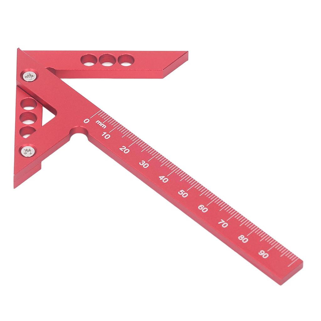Center Line Scriber Aluminum Alloy Center Finder 45 Degree Angle Scribing Gauge Woodworking Marking Tool
