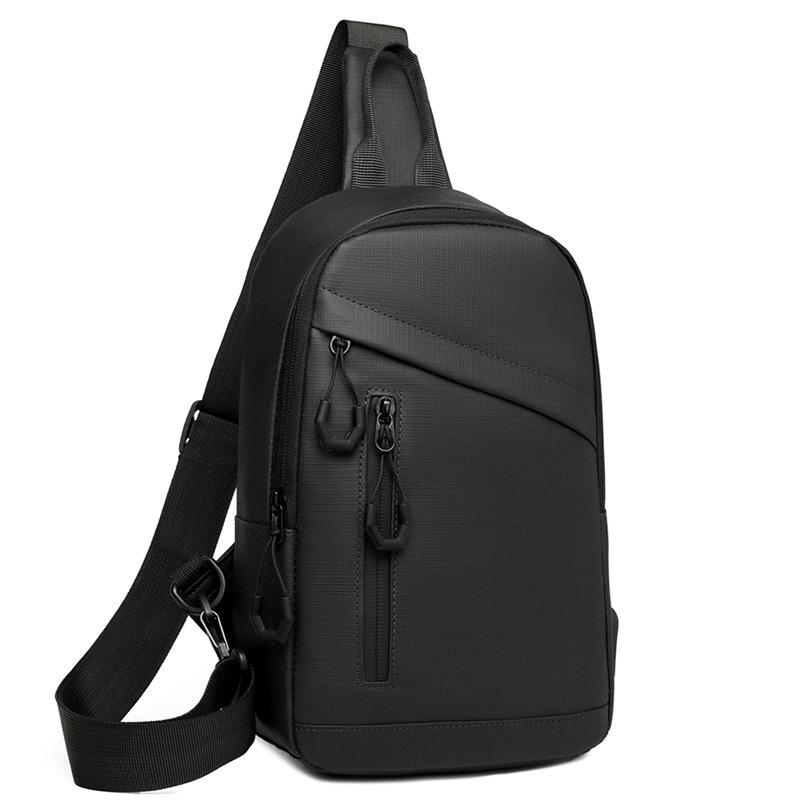 Men's Breast Bag Fashionable and Simple New Messenger Bag Leisure Sports Shoulder Bag Small Bag Outdoor Commuter Backpack