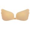 Angel's Wings Silicone Nipple Covers - Invisible Front Buckle Strapless Bra, Breathable & Seamless.