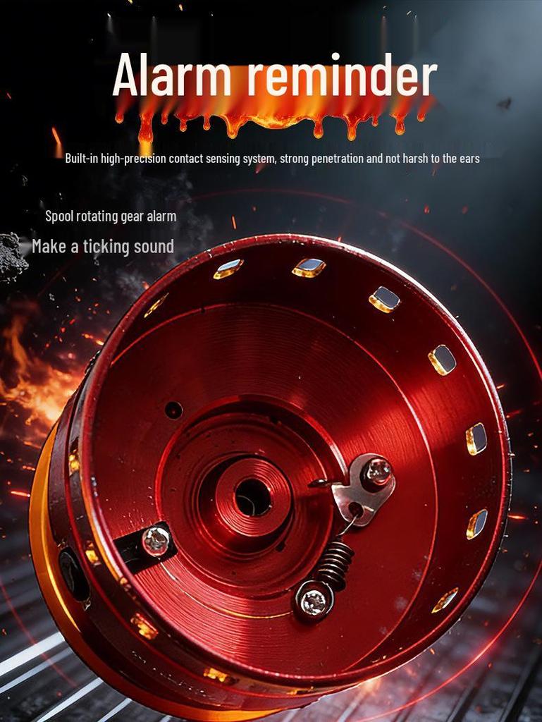 All-Metal Fire Lizard Deep Sea Saltwater Resistant Spinning Fishing Reel