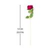 5PCS Silk Luxury Rose Artificial Flower Rose Long Branch Wedding Bridal Decor Fake Valentine's Day Christmas Home Decoration