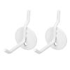 2PCS Pegboard Hole Hooks Metal Peg Wall Shelf Display Hook for Outdoor Camping Barbecue