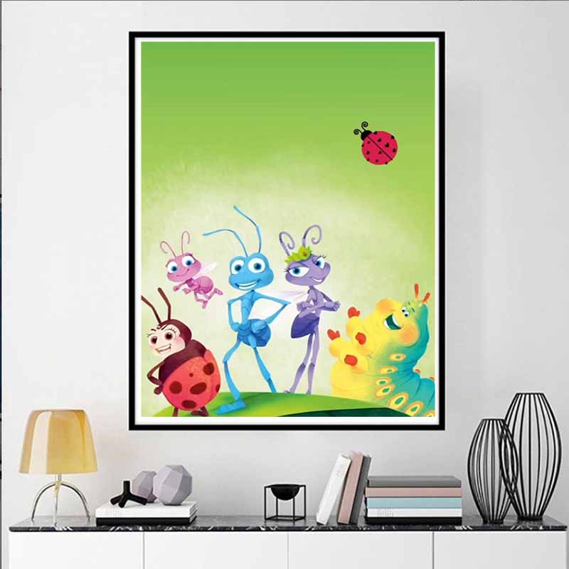 Disney Diamond Painting Illustrations of The Bugs From Time 5D DIY Full Round Diamond Mosaic Cartoon Embroidery Artwork for Home Decor