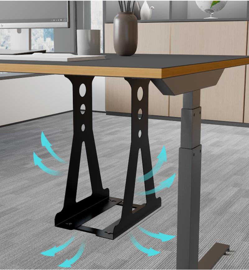 Adjustable Under-Desk Computer Mount & Bracket for Desktop Chassis