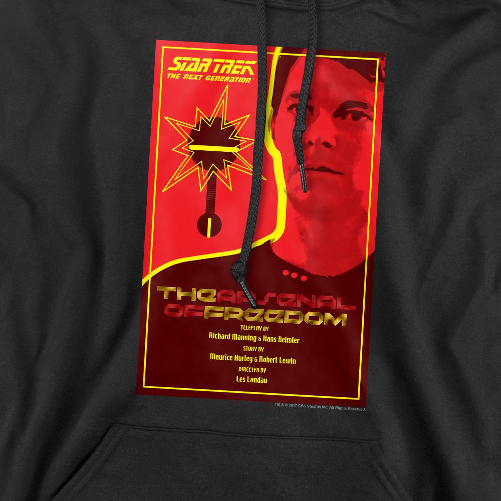 STAR TREK Mens The Next Generation Season 1 Episode 21 Hoodie