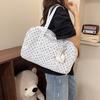 Polka Point Tote Bag Commuter Travel Shoulder Tote Bag Women's Large Capacity Underarm Bag