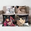 Anime JoJo Bruno Buccellati Pillow Case Sofa Living Room Bedroom Headboard Backrest Cushion Square Cushion Nap Time