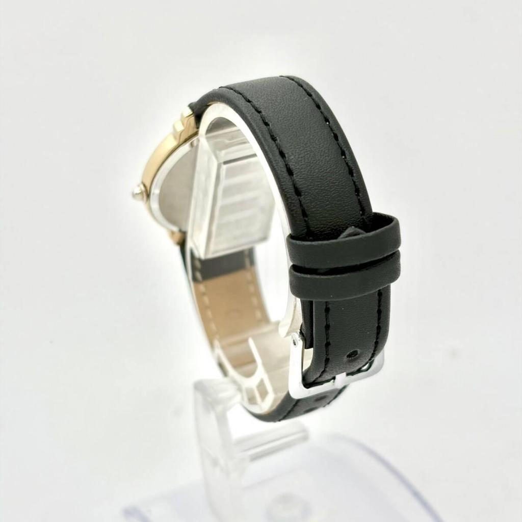 Used [New Battery] SEIKO NOUVEAU Men's Watch Gold 9021-608A 592457 New Belt