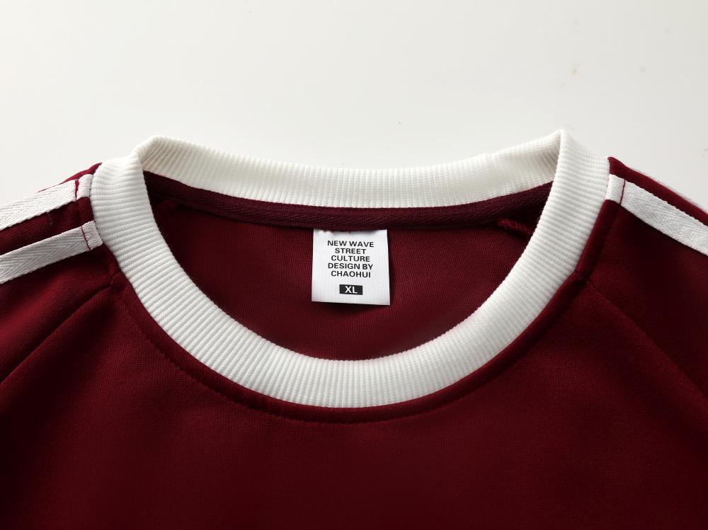 Women's Retro Three-Stripe Raglan Sleeve Hoodie: Autumn/Winter Casual Loose Fit