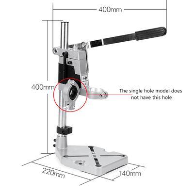 Bench Drill Holder Single-Head Electric Drill Base Frame Multifunctional Aluminum Alloy Power Grinder Accessories