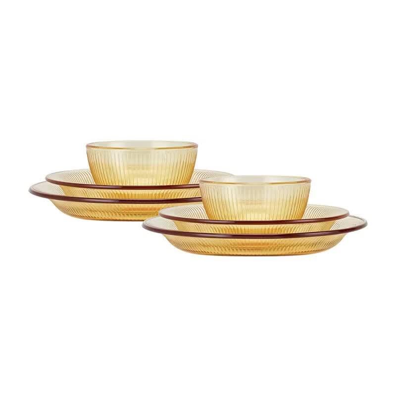 Snapware Corning Jingyue 6-Piece Glass Dinnerware Set