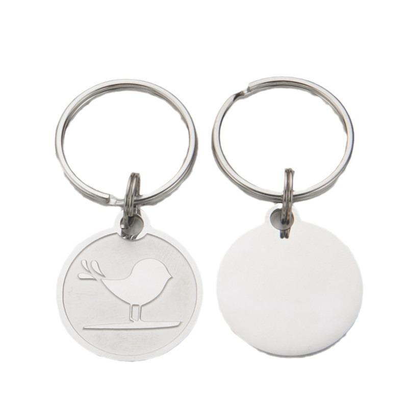 Stainless Steel Personalized Pet ID Tag for Dogs & Cats - Cute, Anti-Lost Claim Identification Tag