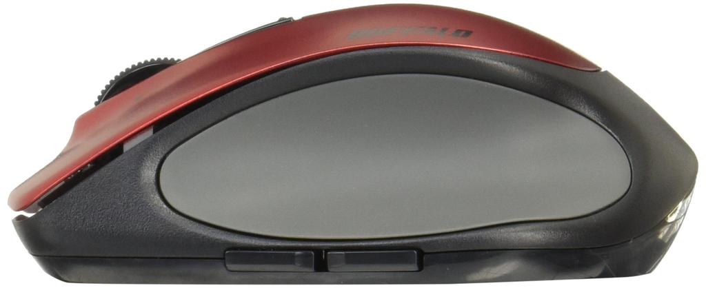 Buffalo Bluetooth BlueLED Premium Fit BSMBB505SRD Mouse, Small, Red,