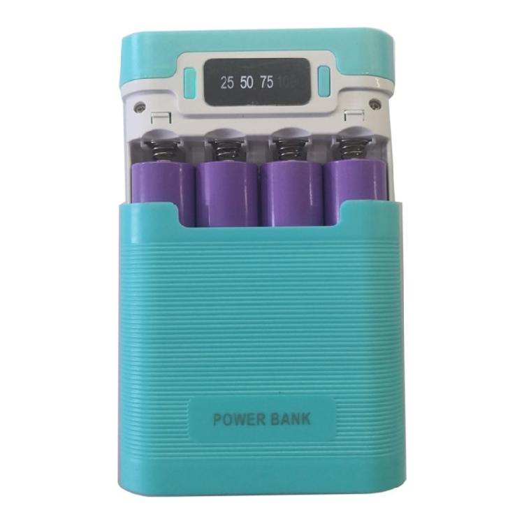Practical 18650 Mobile Battery Case 4 Cells Detachable Design Easy Assembly LED Power Display Suitable for Enthusiasts