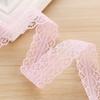 10 Yards Length Embroidered Lace Ribbon Bilateral Design DIY Lace Material  For Floral Bouquet