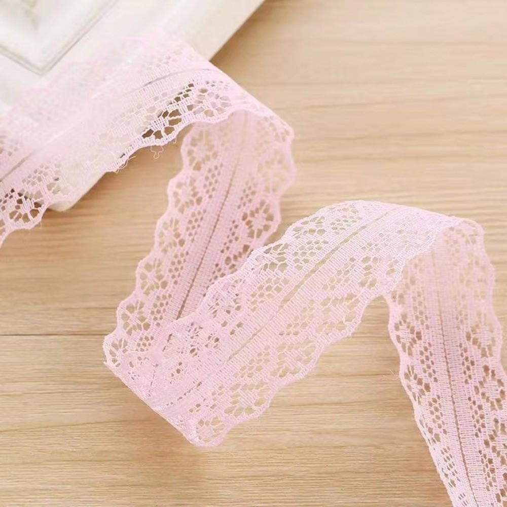 10 Yards Length Embroidered Lace Ribbon 3cm Width DIY Lace Material  For Gift Box
