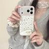 Pink Floral Sequin Bow Phone Case for iPhone 17 Pro Max/16/15/14